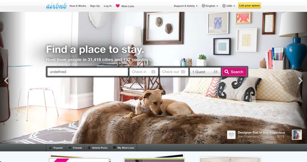 Airbnb history since its early days in 2008 to its current digital booking platform